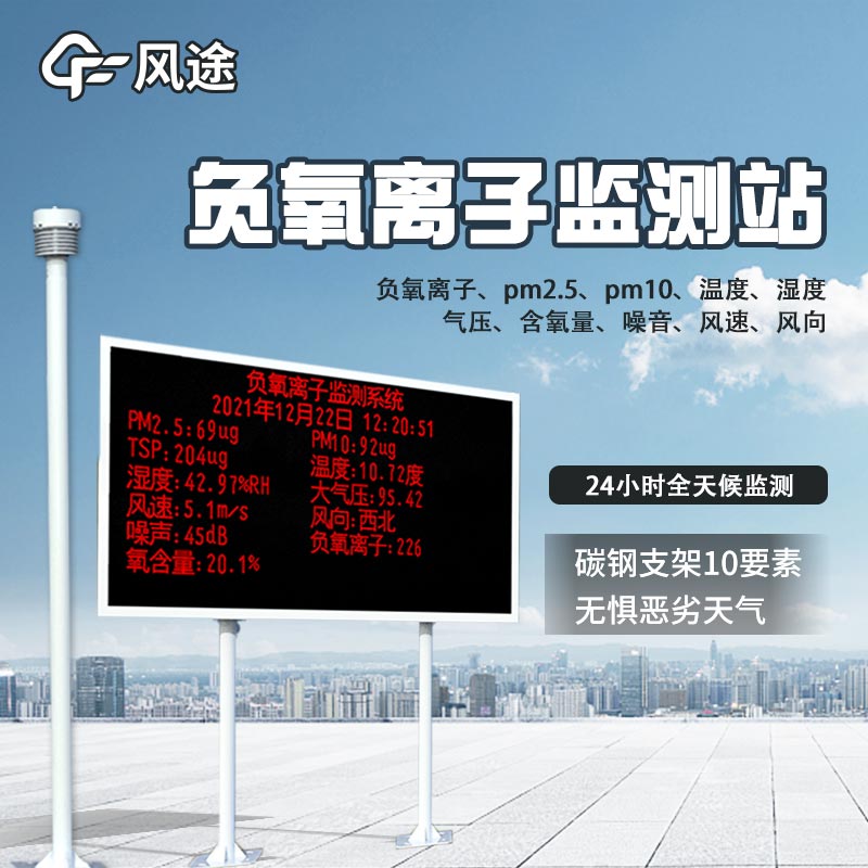 用數(shù)據(jù)量化生態(tài)效益，公園負(fù)（氧）離子監(jiān)測(cè)系統(tǒng)